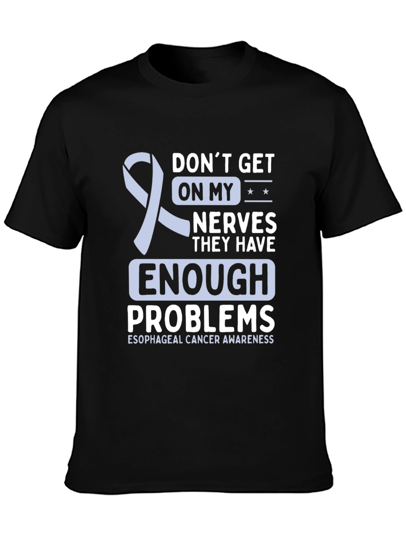Esophageal Cancer Awareness Ribbon T-Shirt