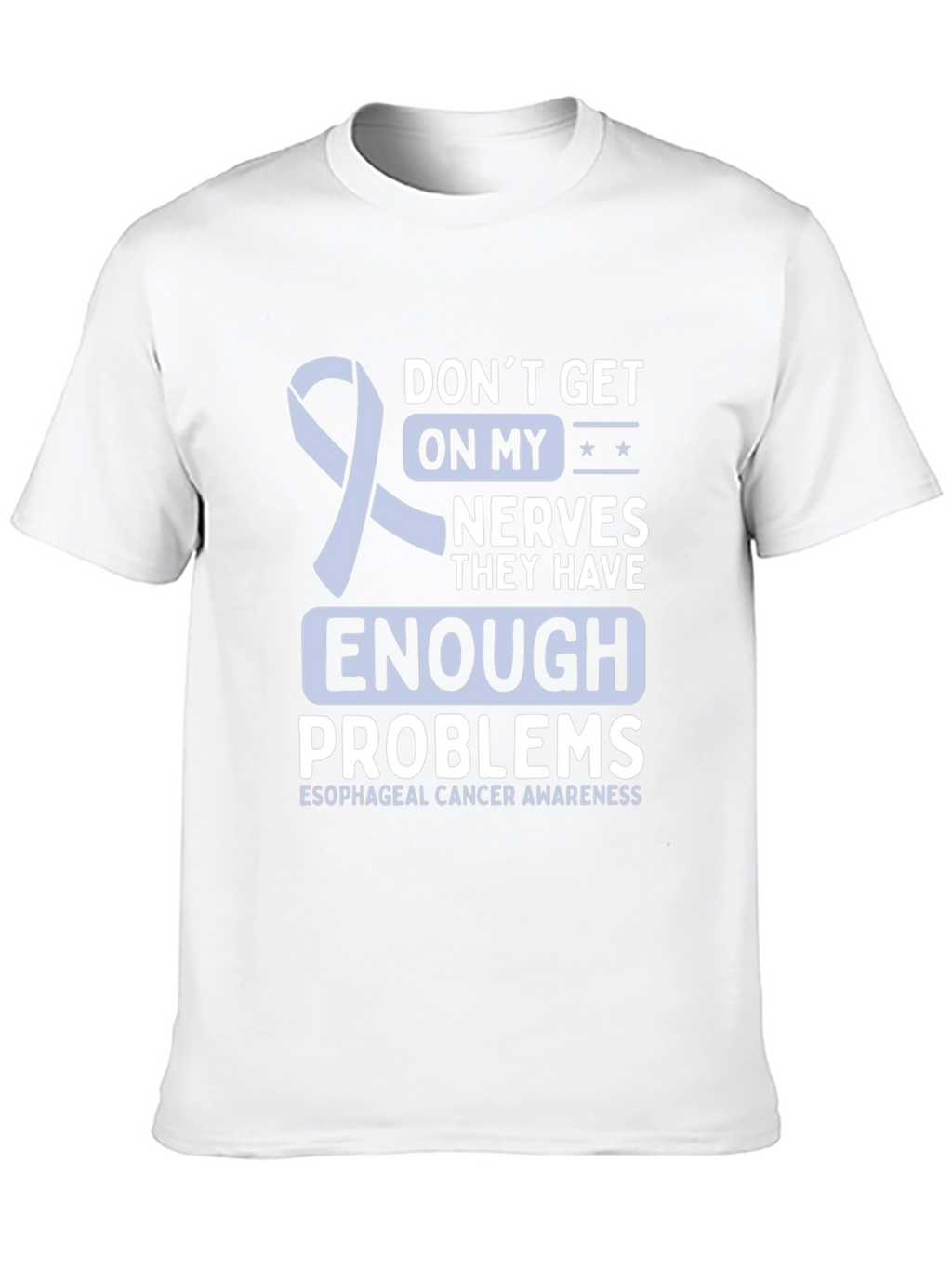 Esophageal Cancer Awareness Ribbon T-Shirt