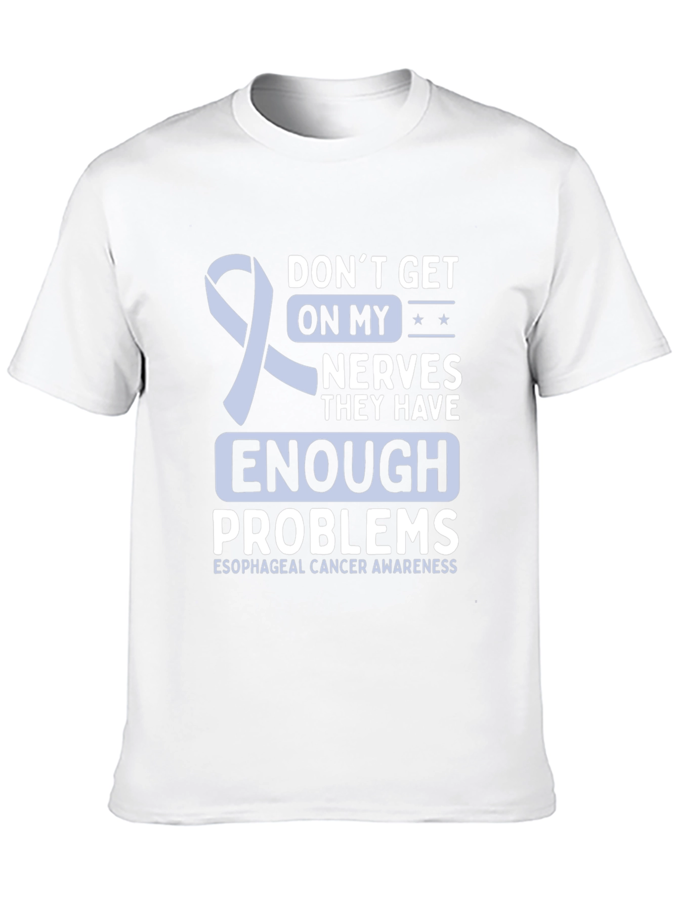 Esophageal Cancer Awareness Ribbon T-Shirt
