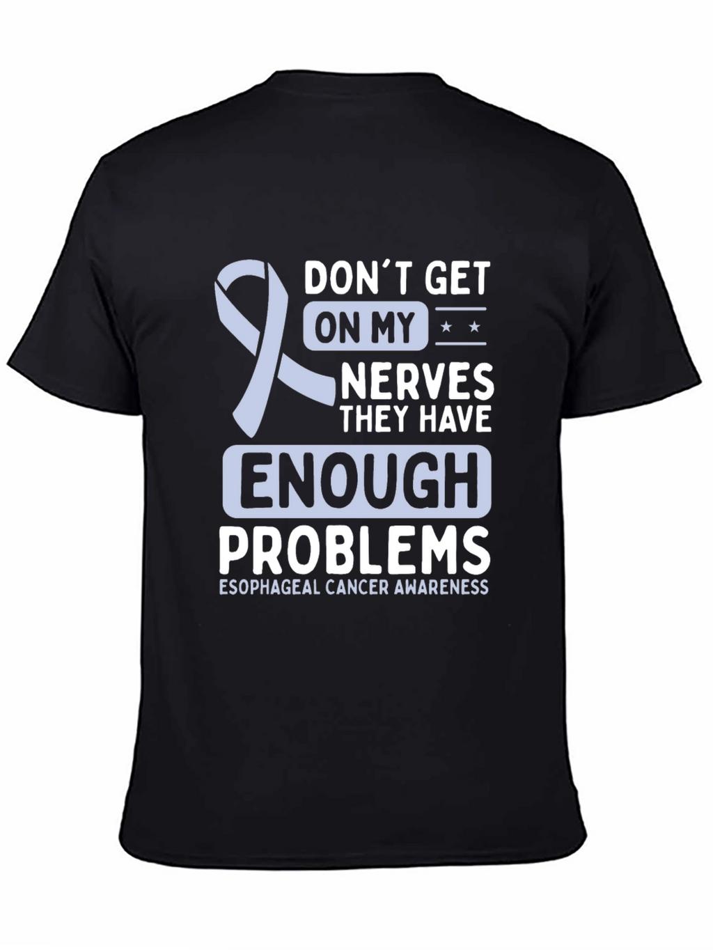 Esophageal Cancer Awareness Ribbon T-Shirt