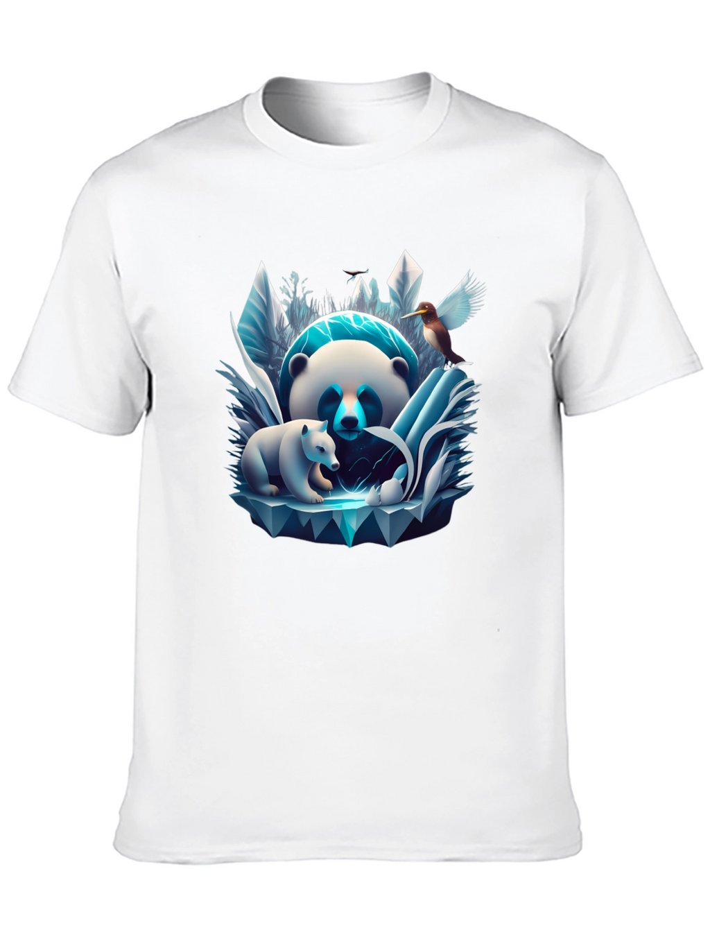 Panda & Cub Ice T-Shirt