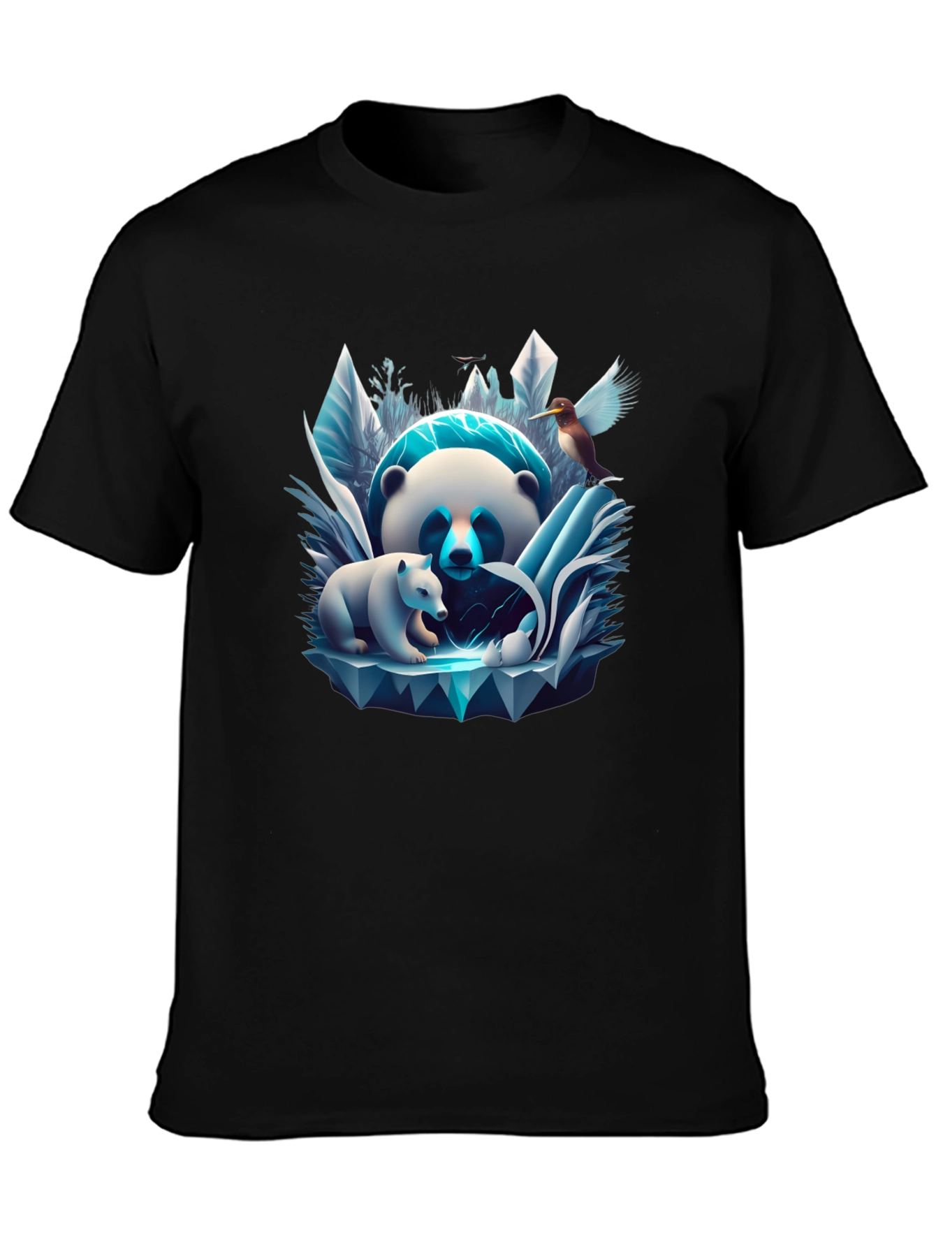 Panda & Cub Ice T-Shirt