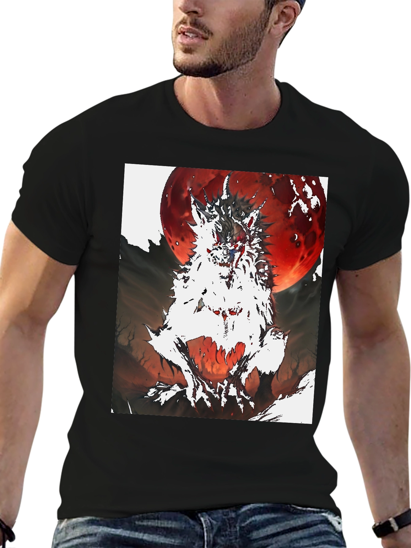 Werewolf Blood Moon Graphic Tee