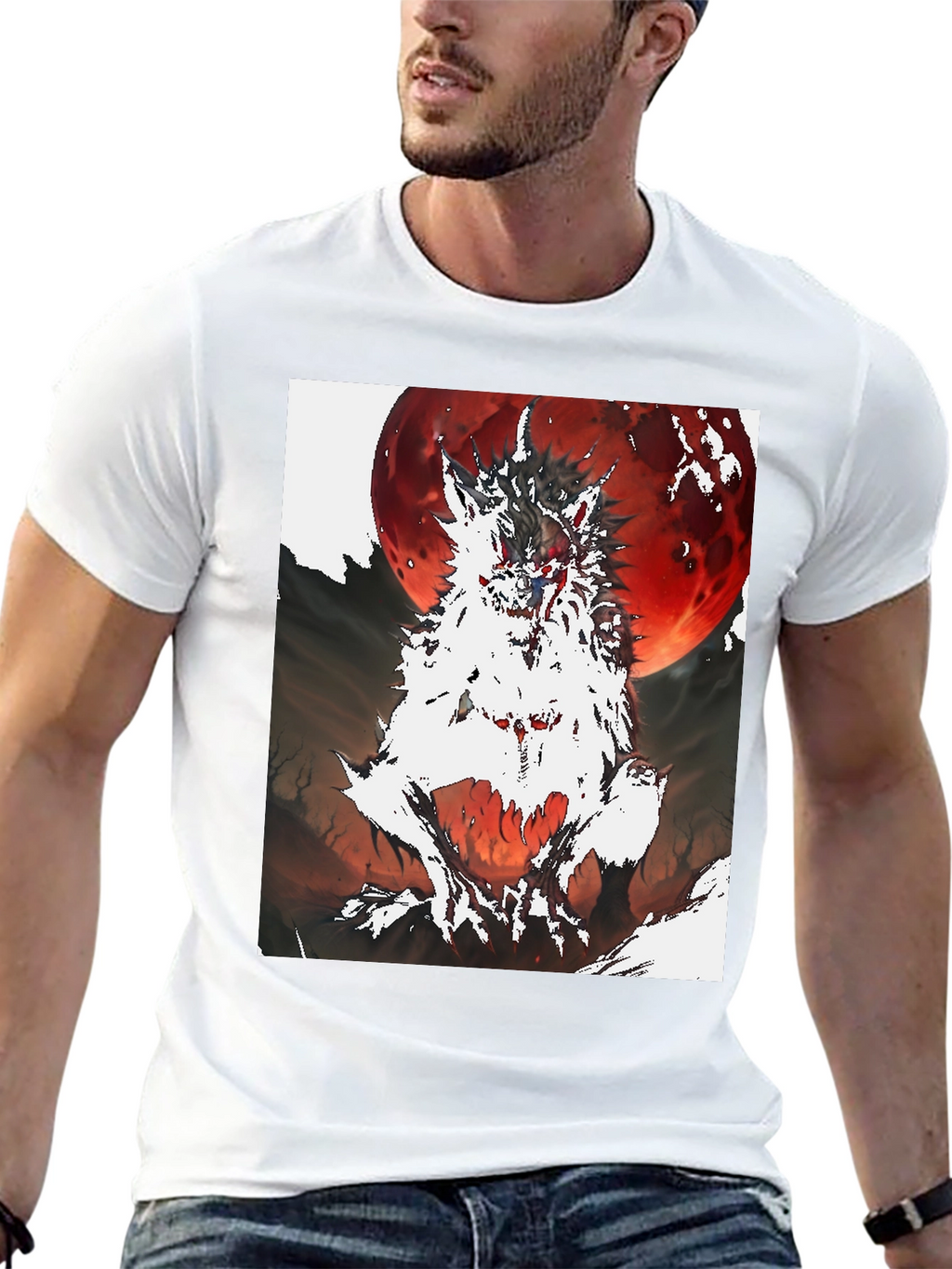 Werewolf Blood Moon Graphic Tee