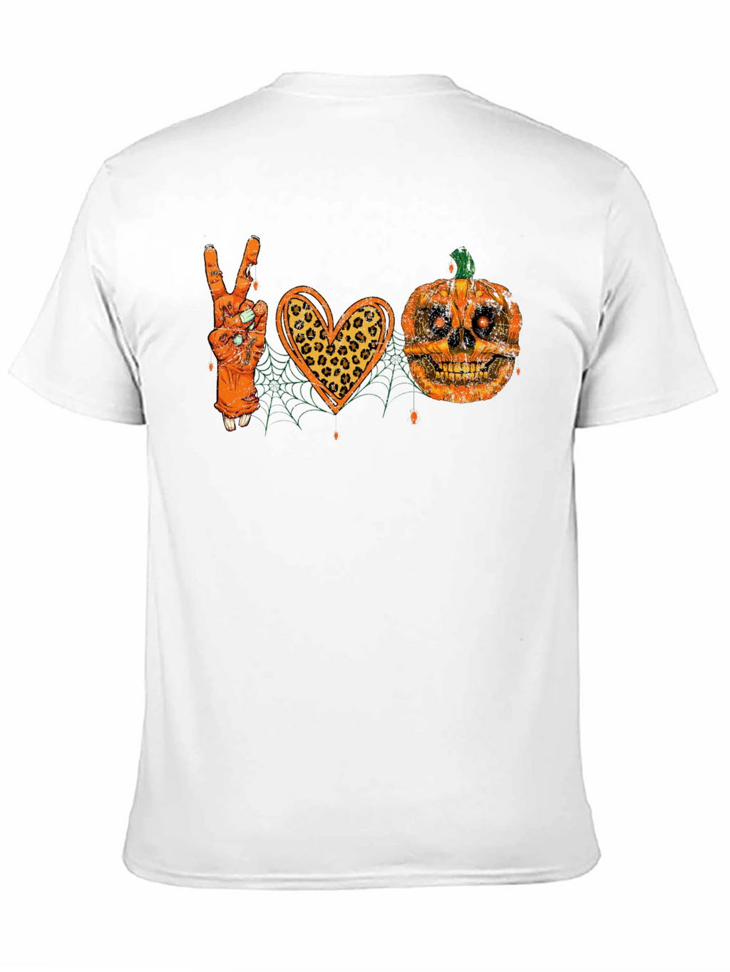 Halloween Peace Love Pumpkin T-Shirt