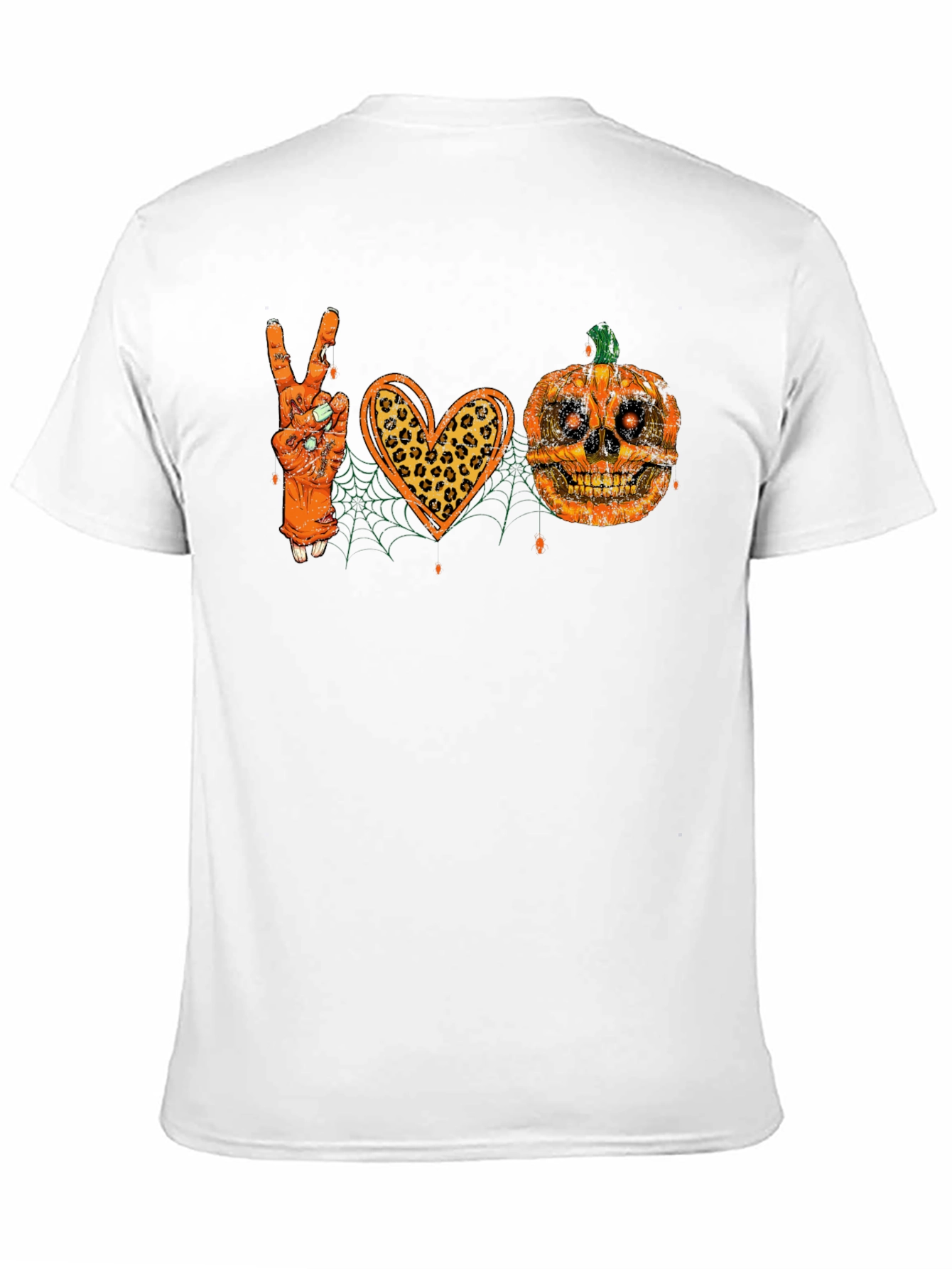Halloween Peace Love Pumpkin T-Shirt