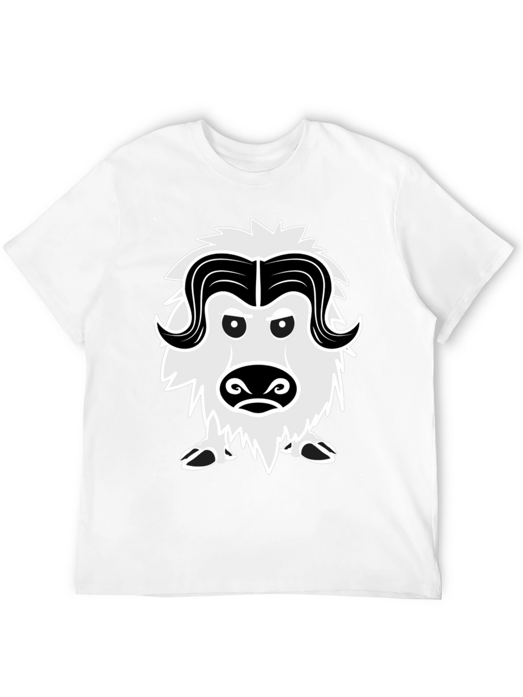 Muskox Graphic Tee - Unique Animal Design