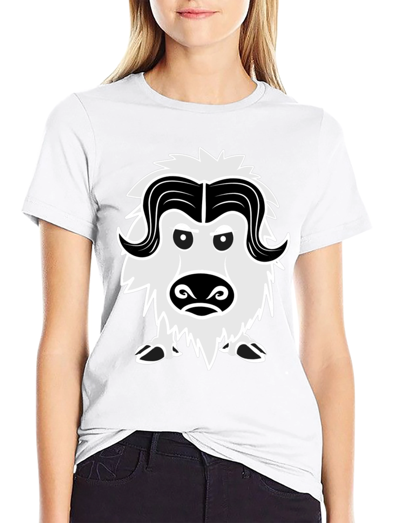 Muskox Graphic Tee - Unique Animal Design