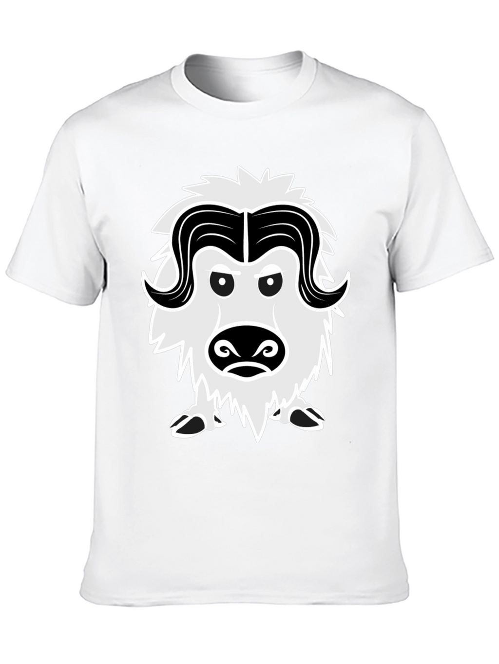 Muskox Graphic Tee - Unique Animal Design