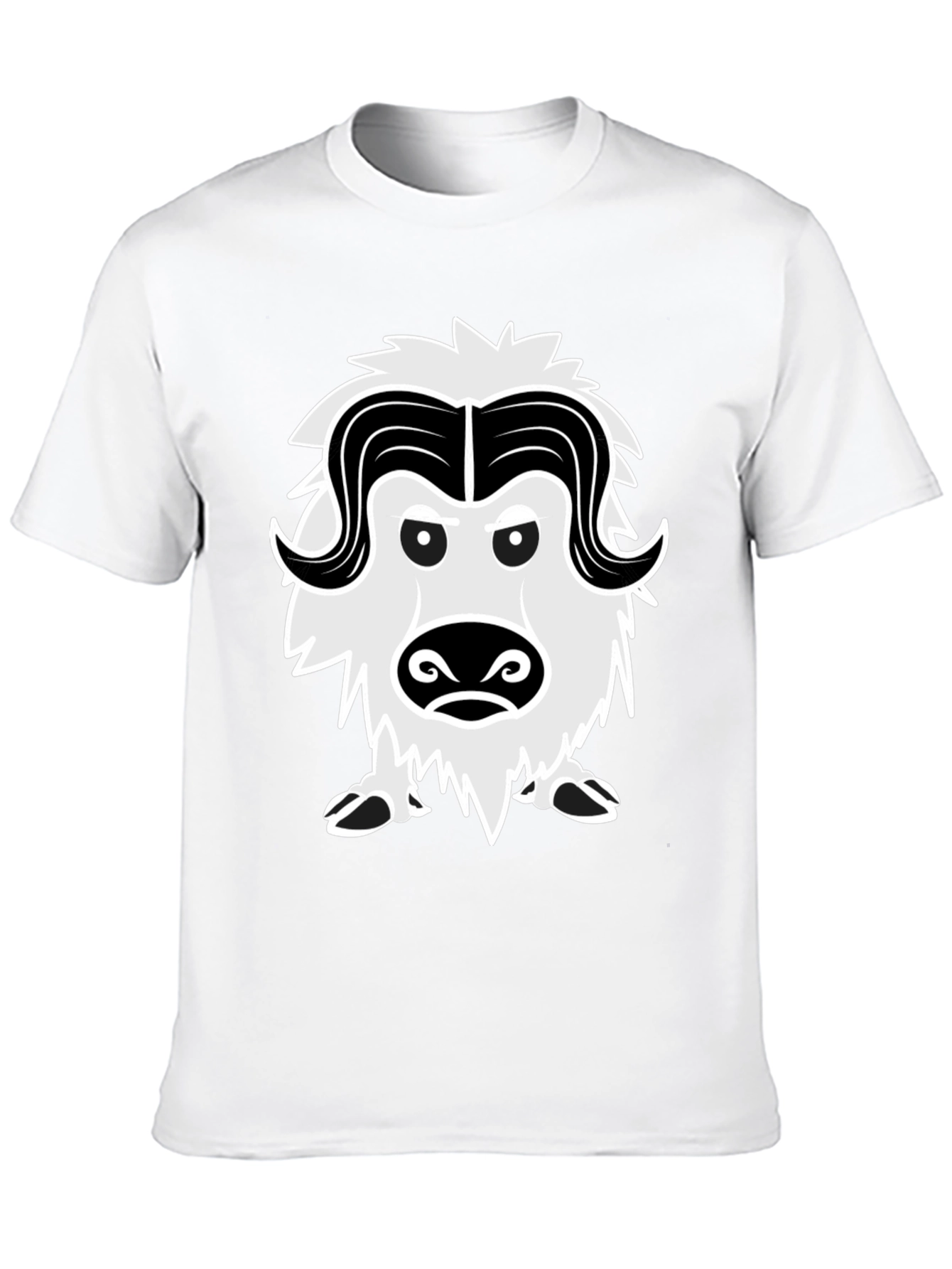 Muskox Graphic Tee - Unique Animal Design