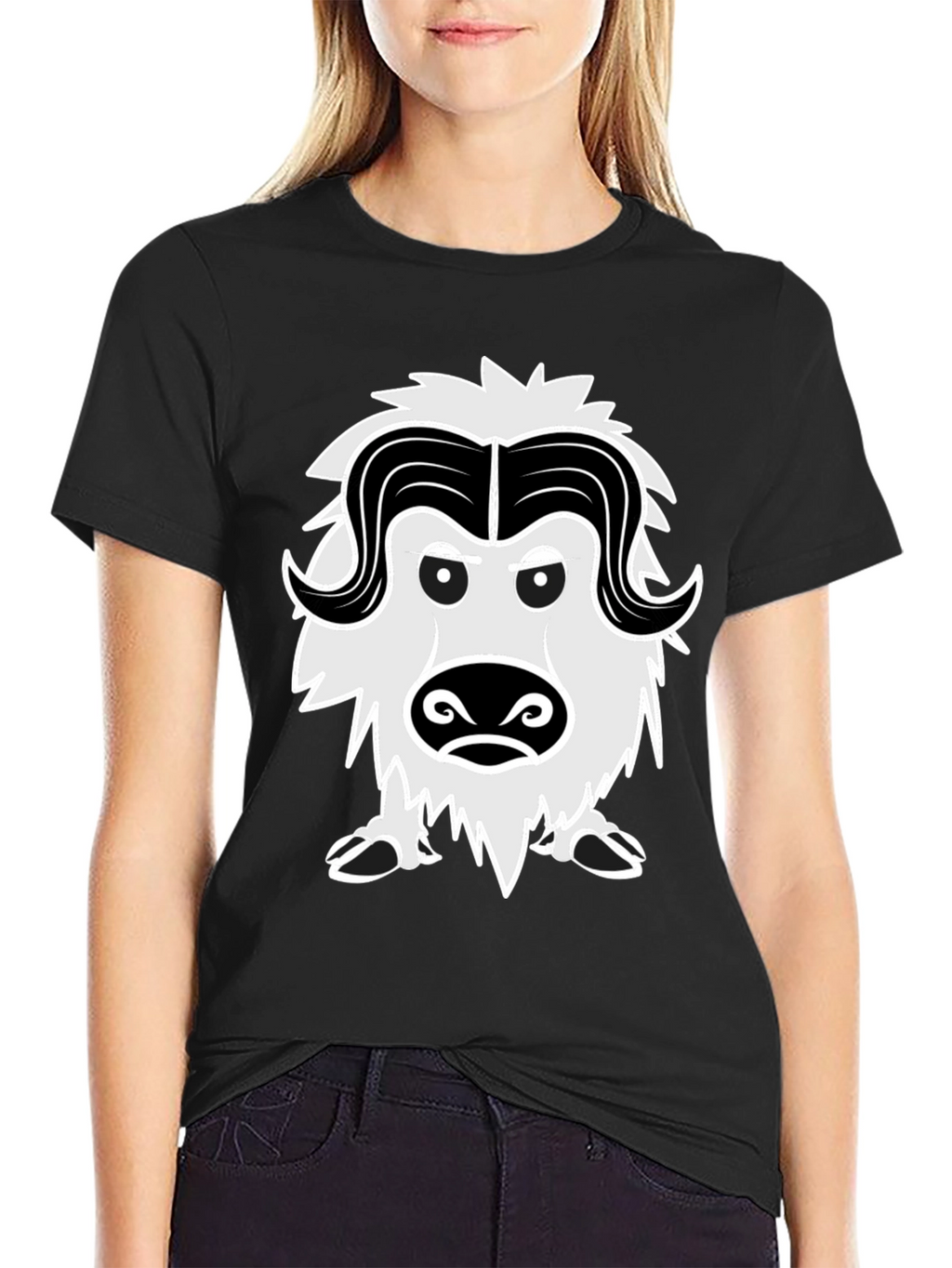 Muskox Graphic Tee - Unique Animal Design