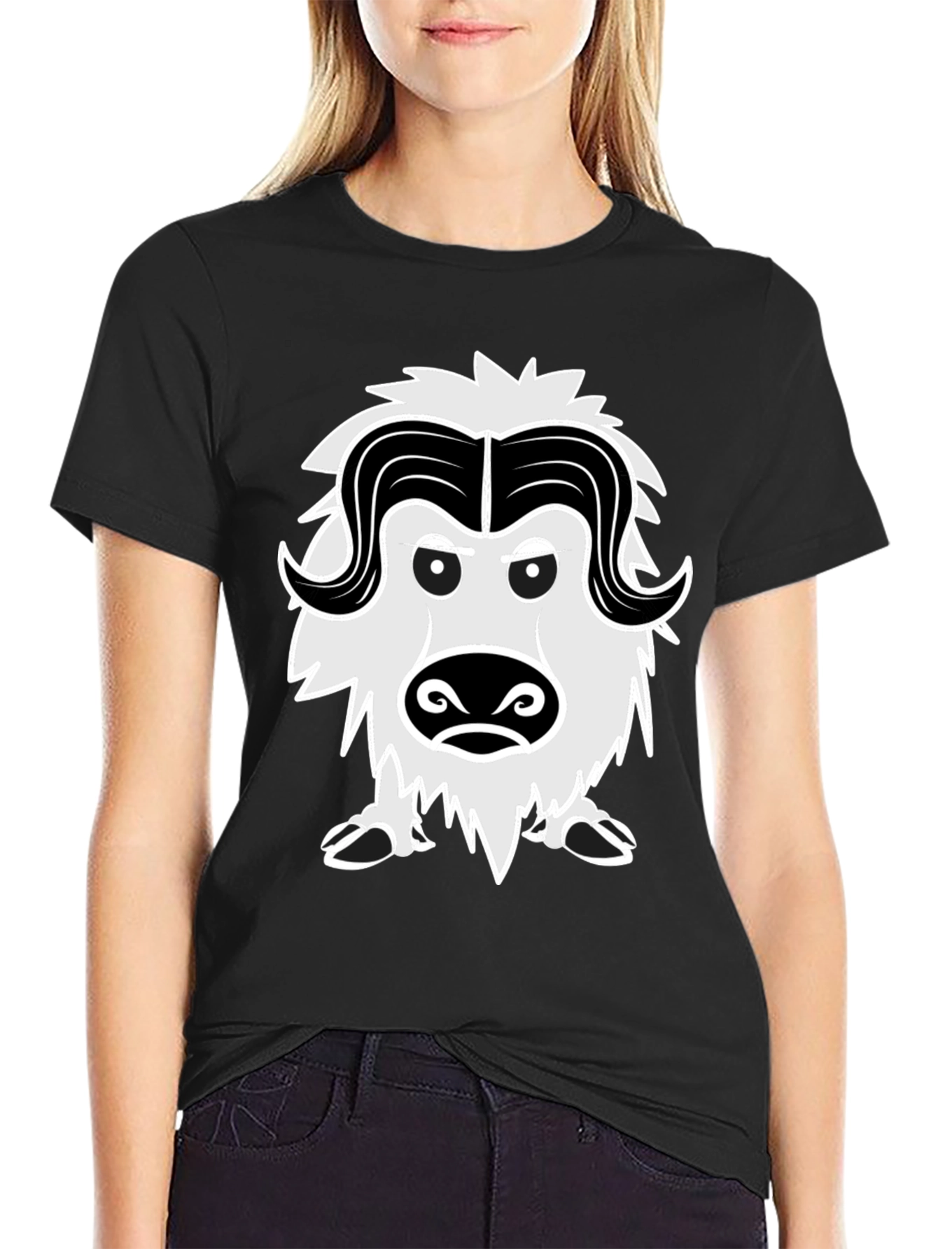 Muskox Graphic Tee - Unique Animal Design