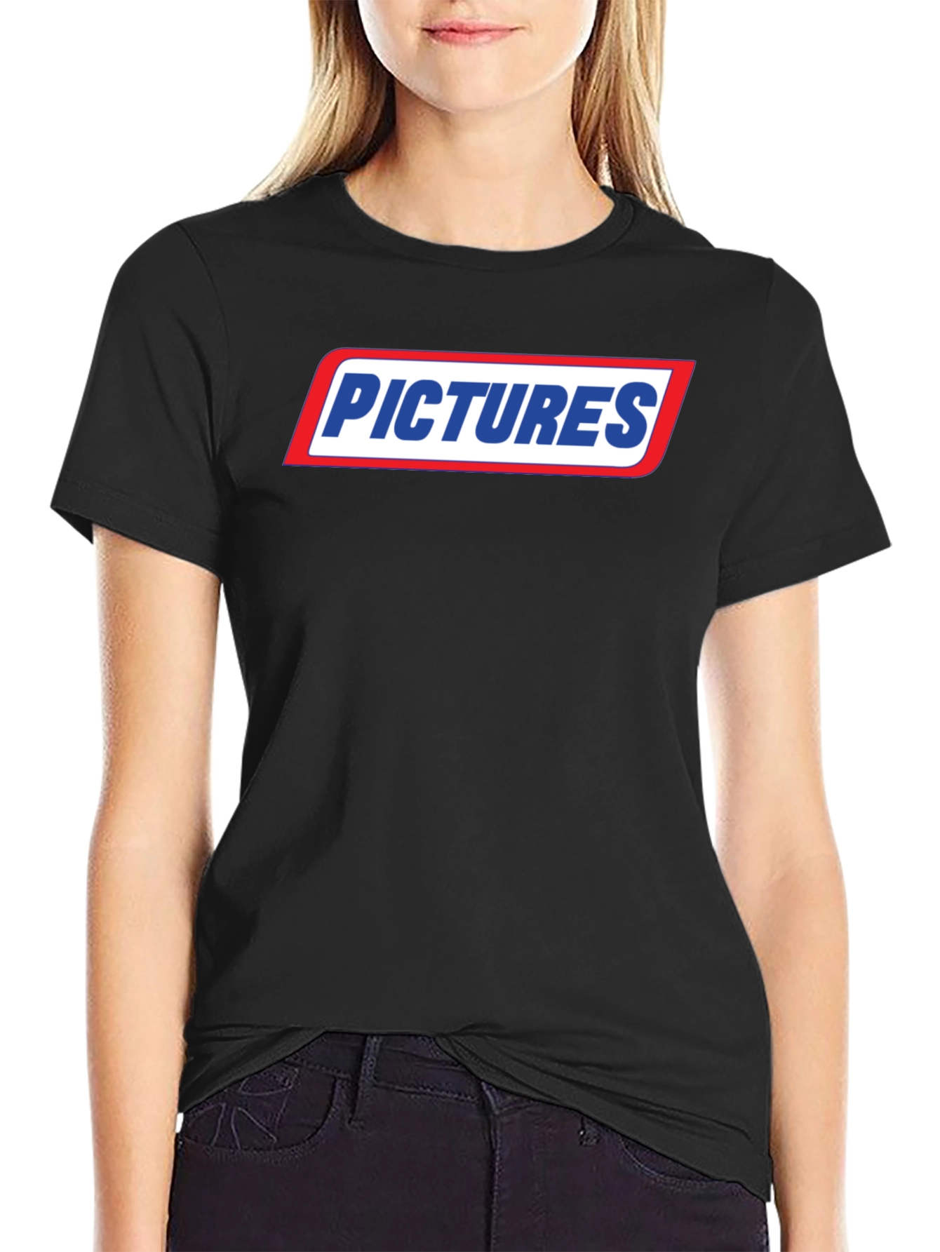 Retro Pictures Graphic T-Shirt - Black