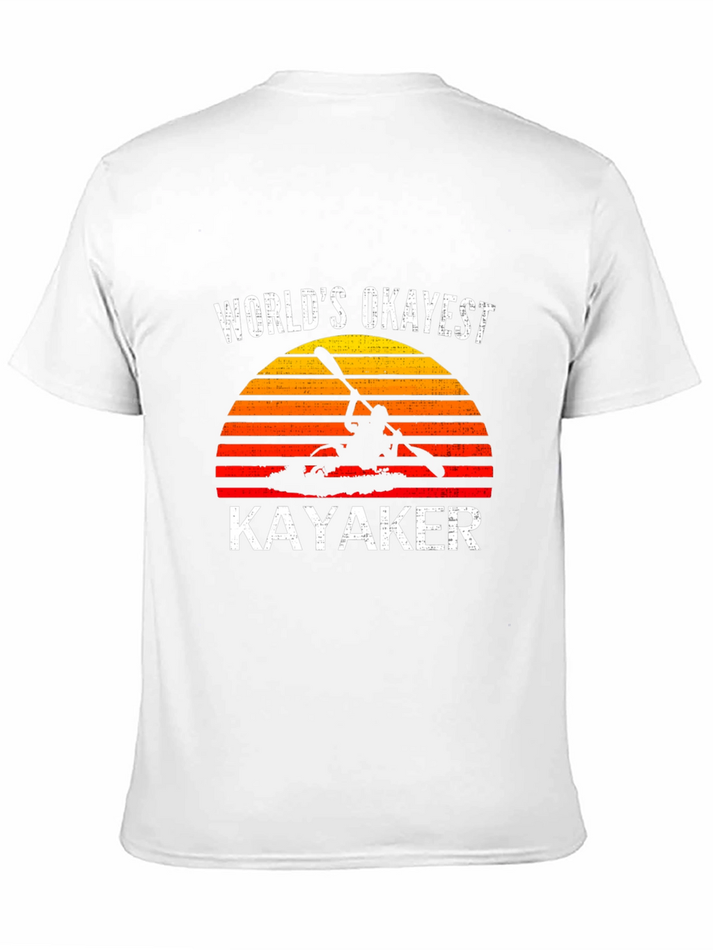 Worlds Okayest Kayaker Graphic T-Shirt - Kayaking Gift