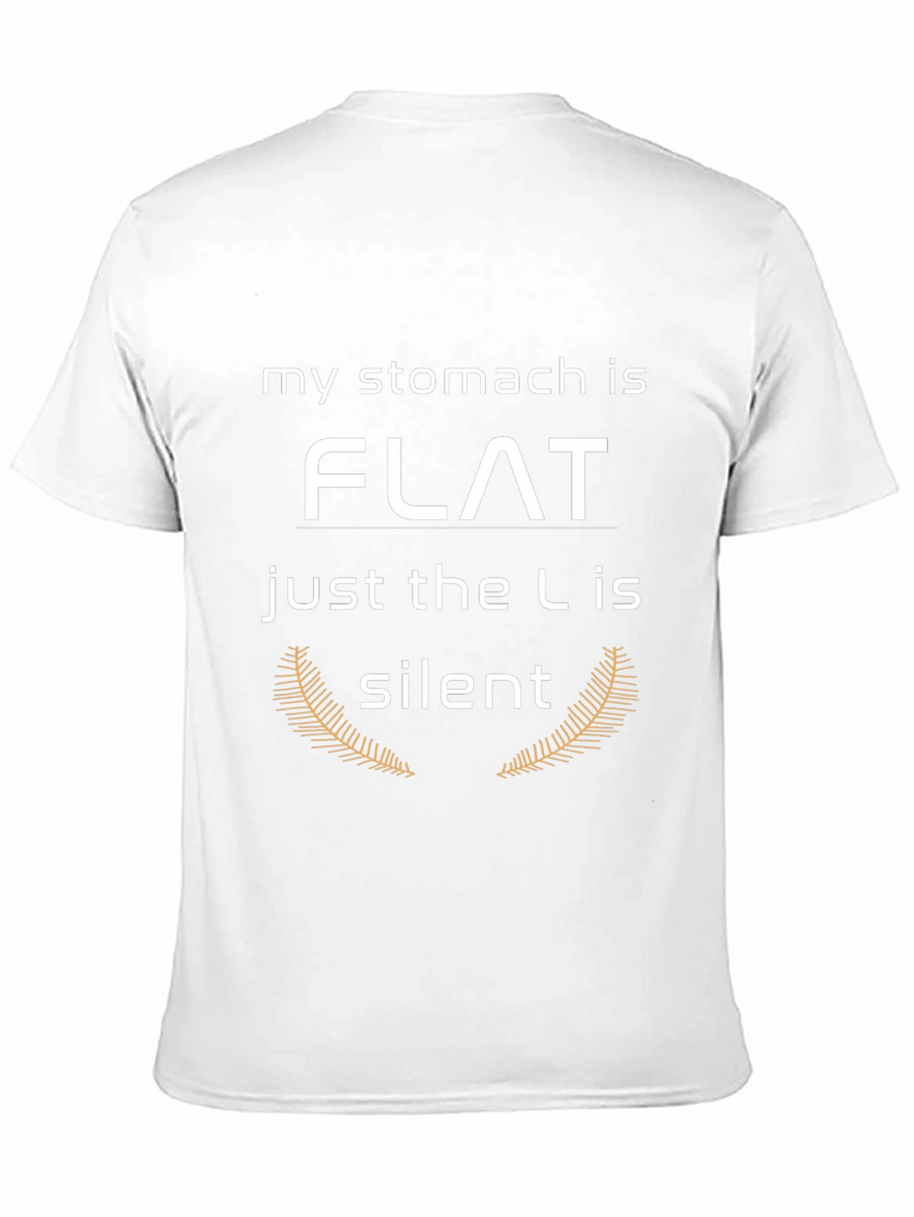 Funny Stomach Flat T-Shirt