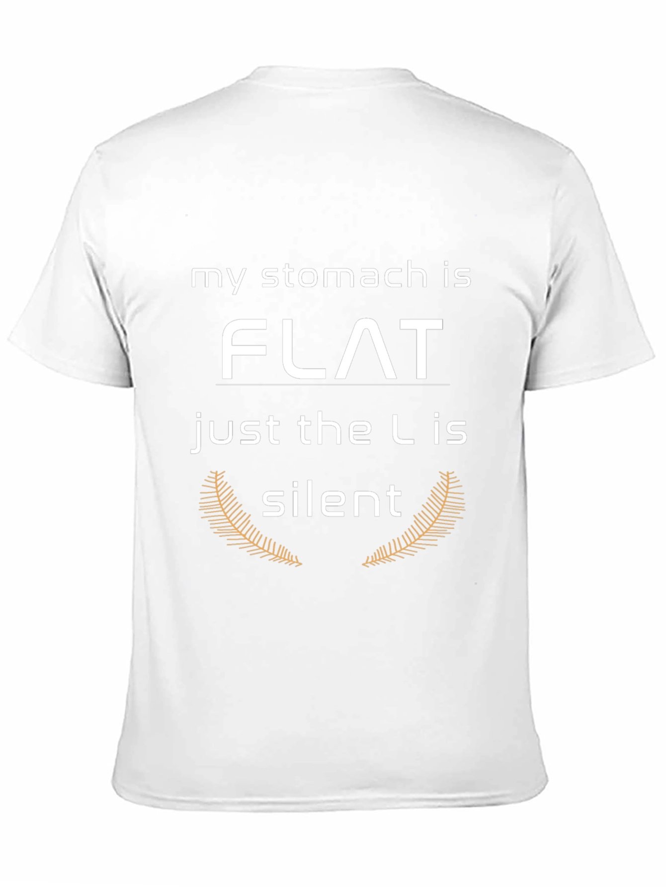 Funny Stomach Flat T-Shirt