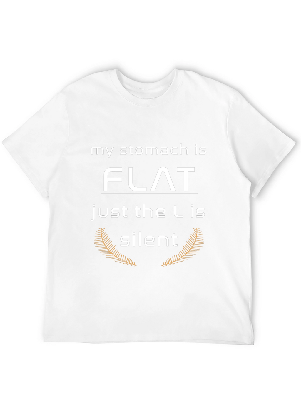 Funny Stomach Flat T-Shirt