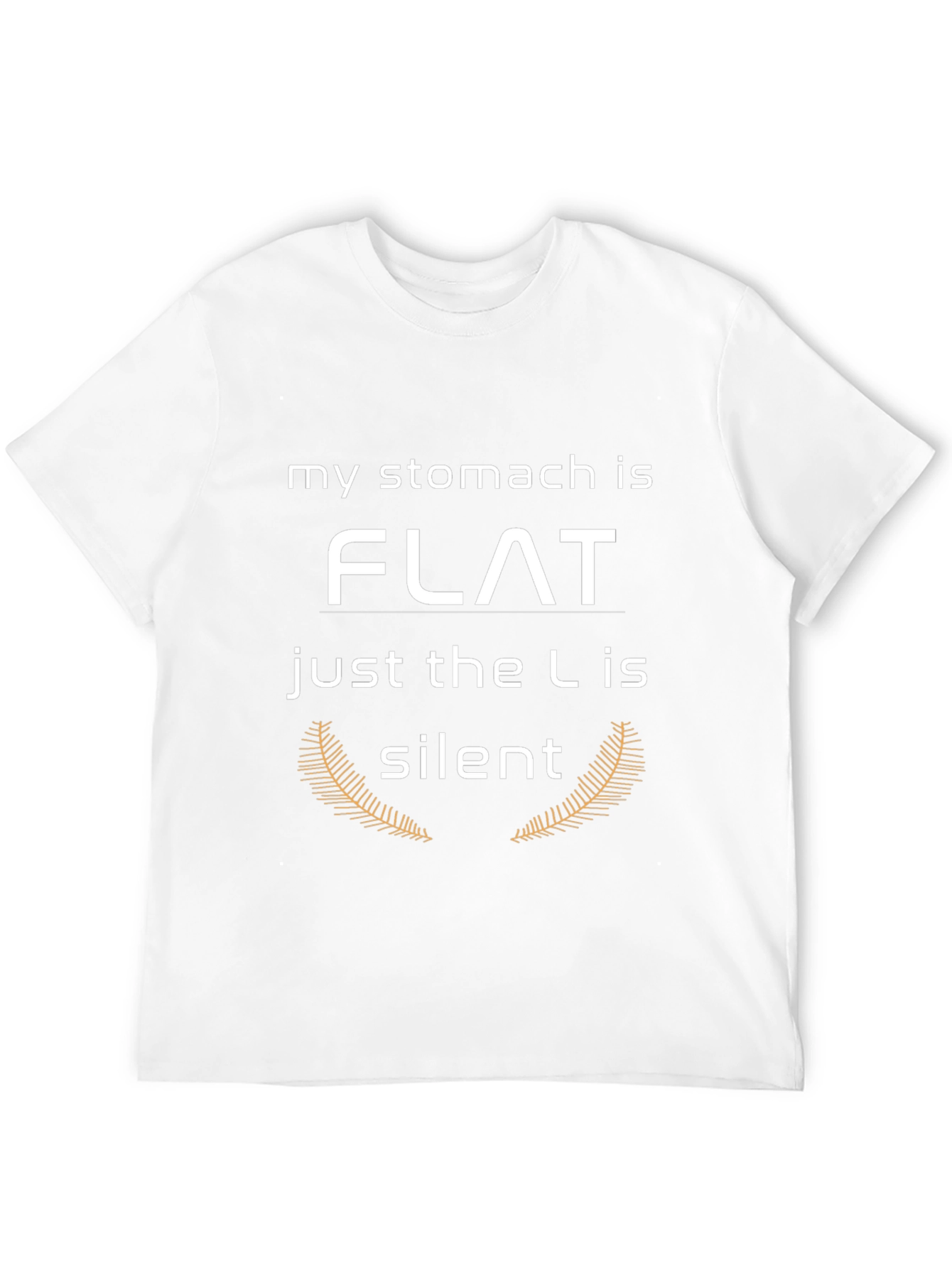 Funny Stomach Flat T-Shirt