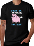 Funny I Dont Eat Anything That Fart Pig T-Shirt