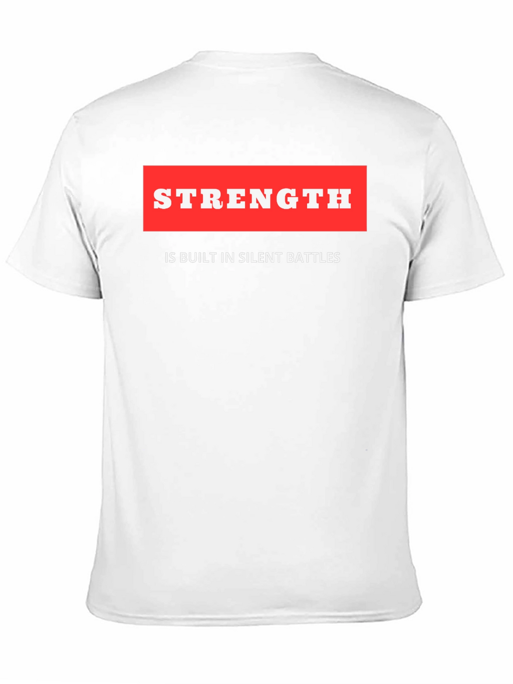 Strength Quote Black T-Shirt