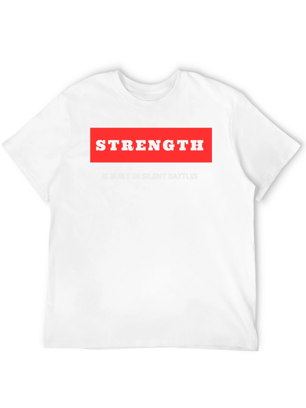 Strength Quote Black T-Shirt