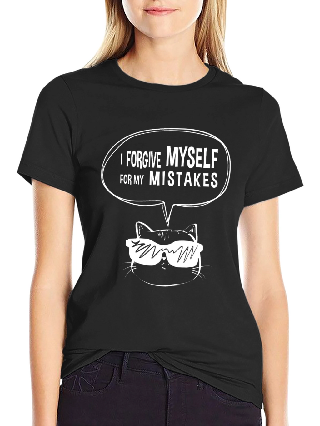 Forgive Myself Cat T-Shirt