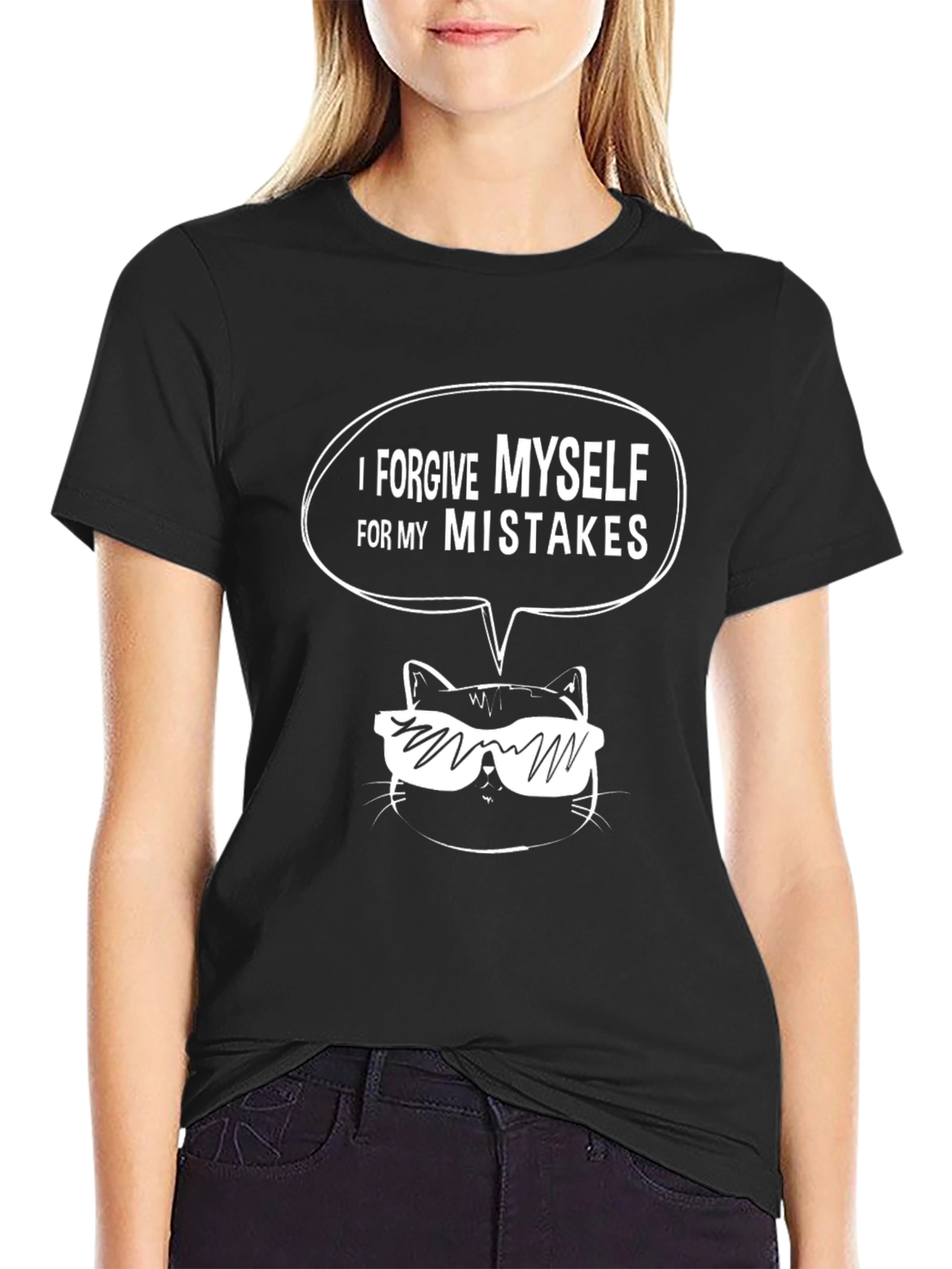 Forgive Myself Cat T-Shirt
