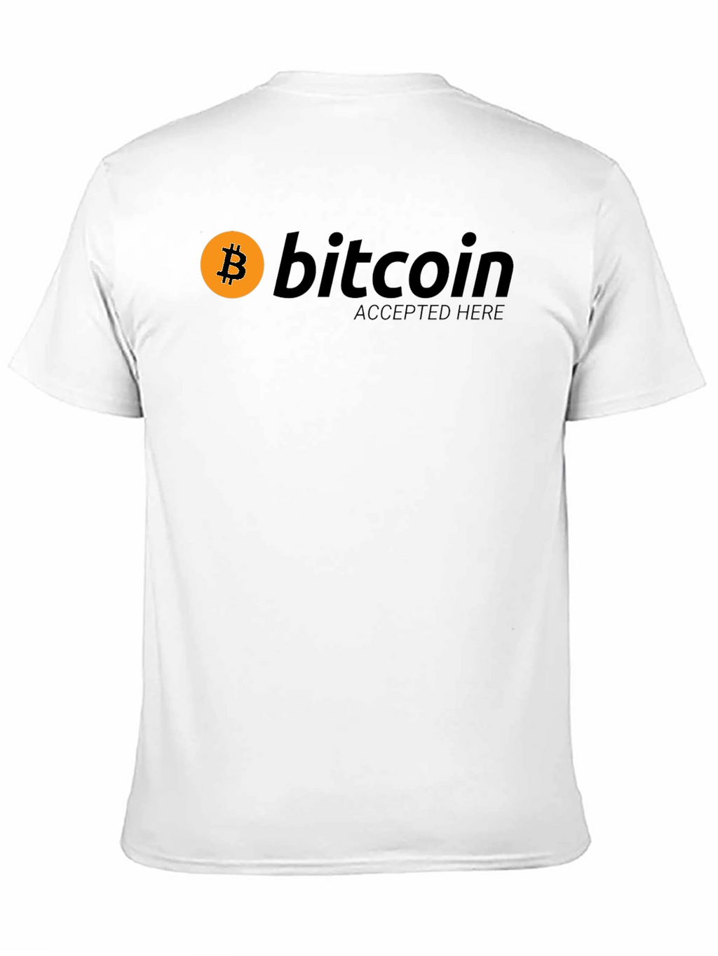 Bitcoin Accepted Here Black T-Shirt