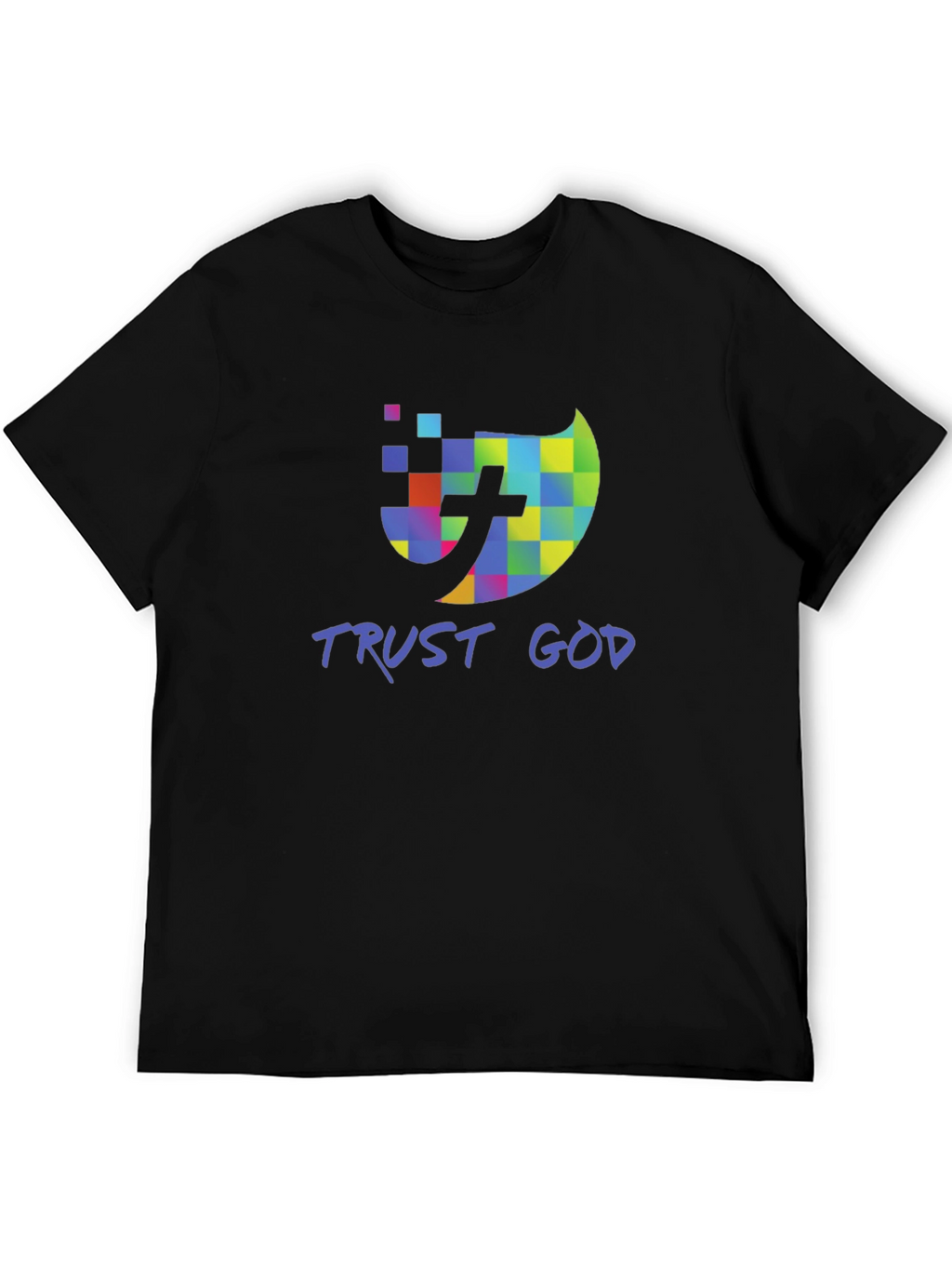 Trust God Christian T-Shirt Black