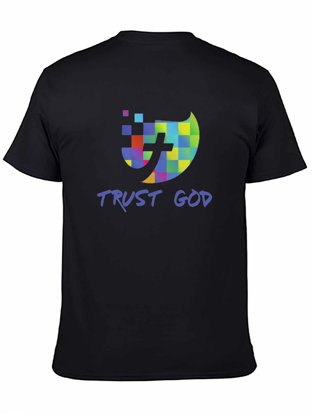 Trust God Christian T-Shirt Black