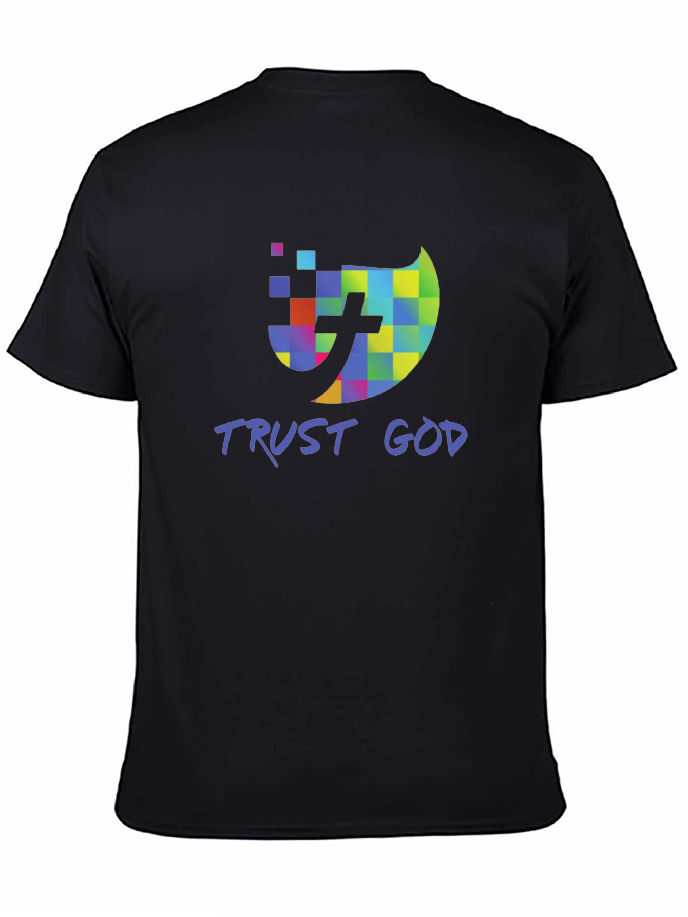 Trust God Christian T-Shirt Black