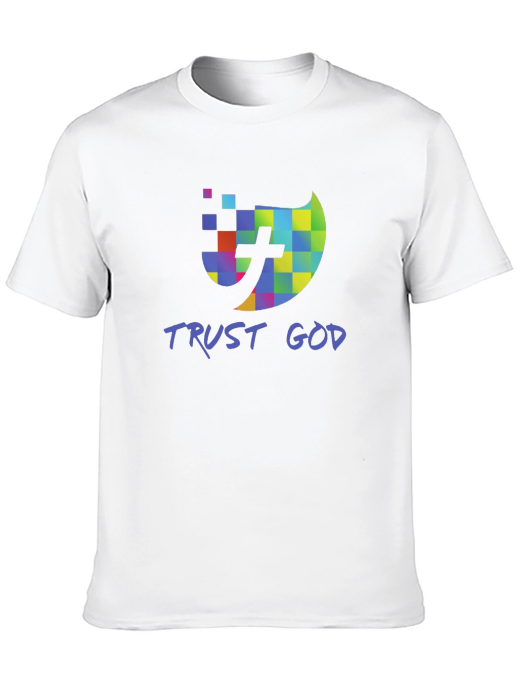 Trust God Christian T-Shirt Black