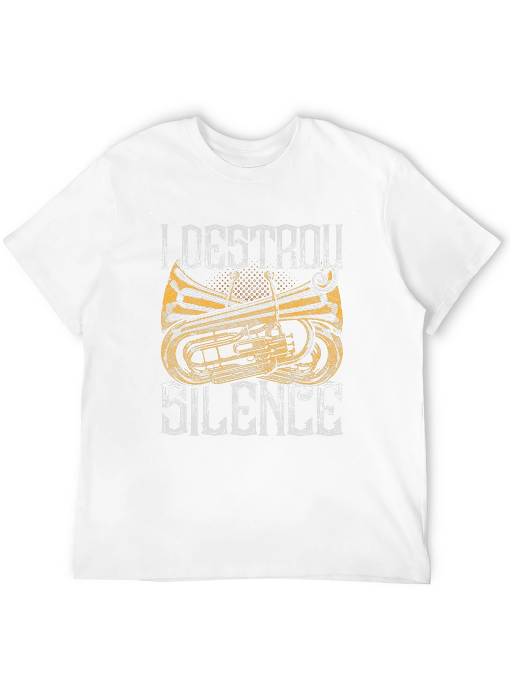 I Destroy Silence Tuba T-Shirt