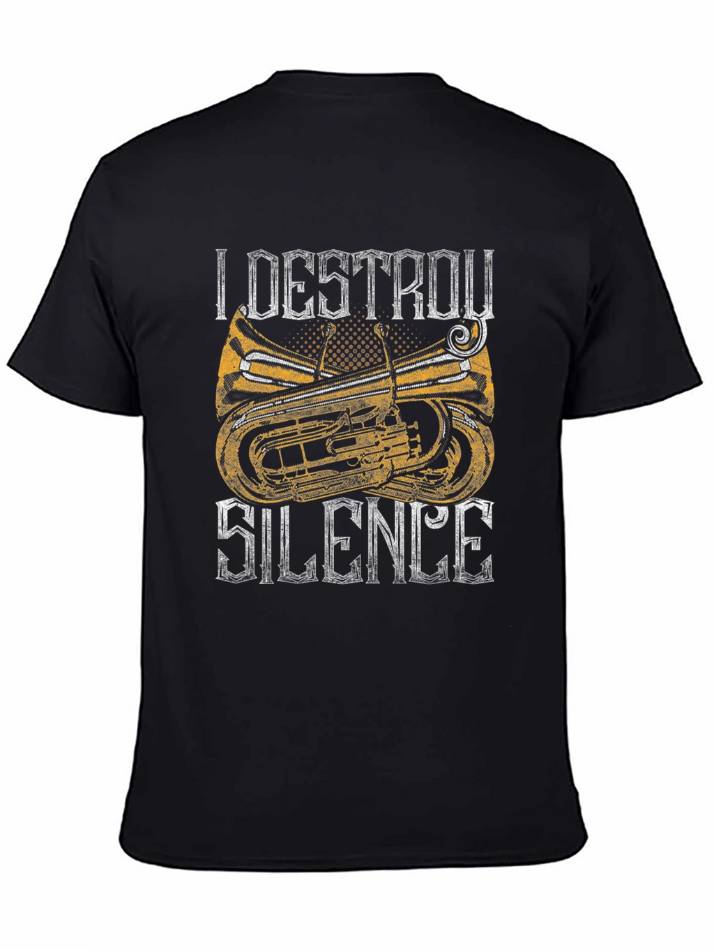 I Destroy Silence Tuba T-Shirt
