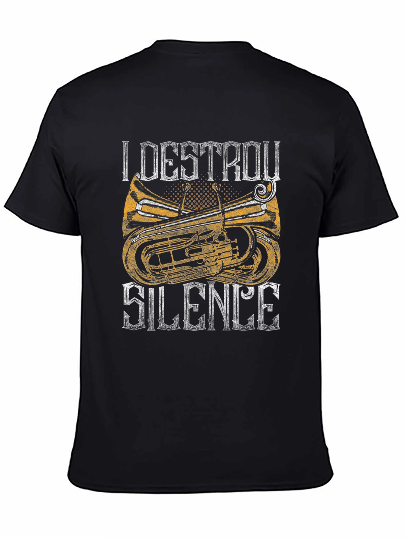 I Destroy Silence Tuba T-Shirt