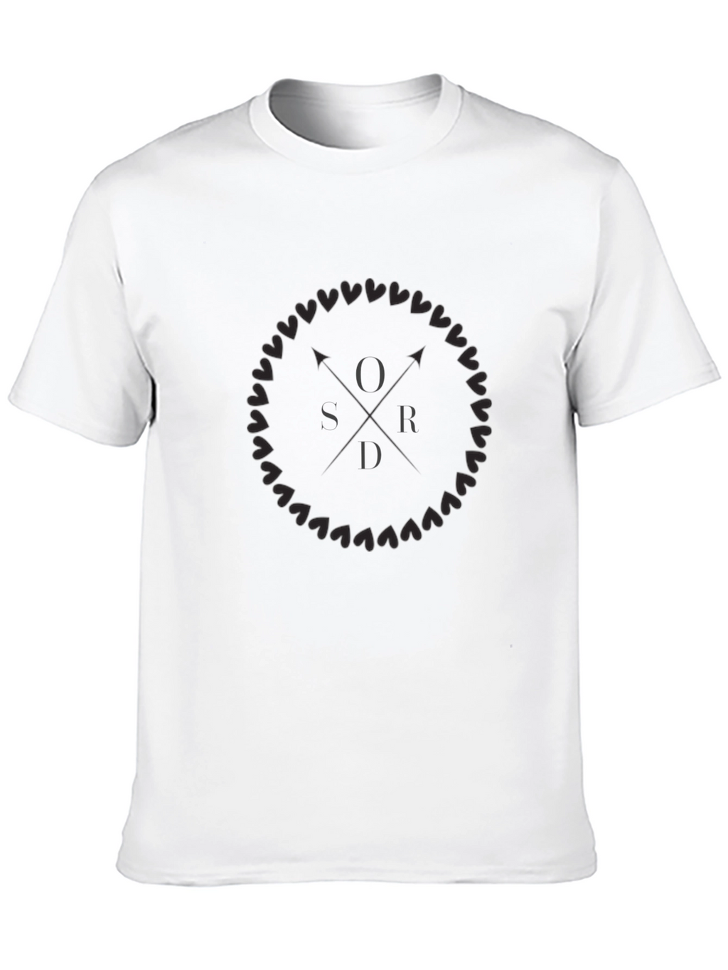 O-S-R-D Graphic Tee - Minimalist Dark T-Shirt