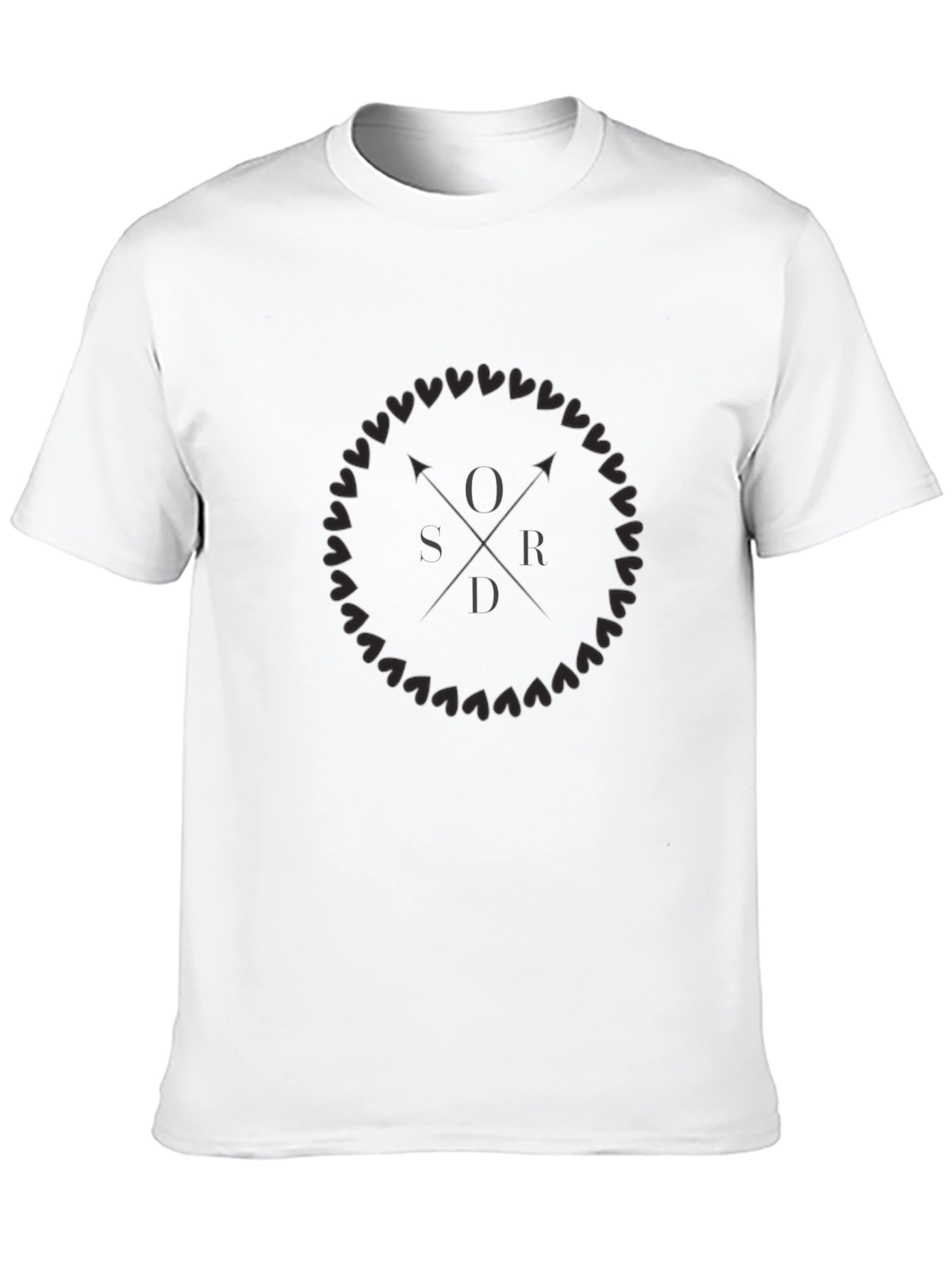 O-S-R-D Graphic Tee - Minimalist Dark T-Shirt