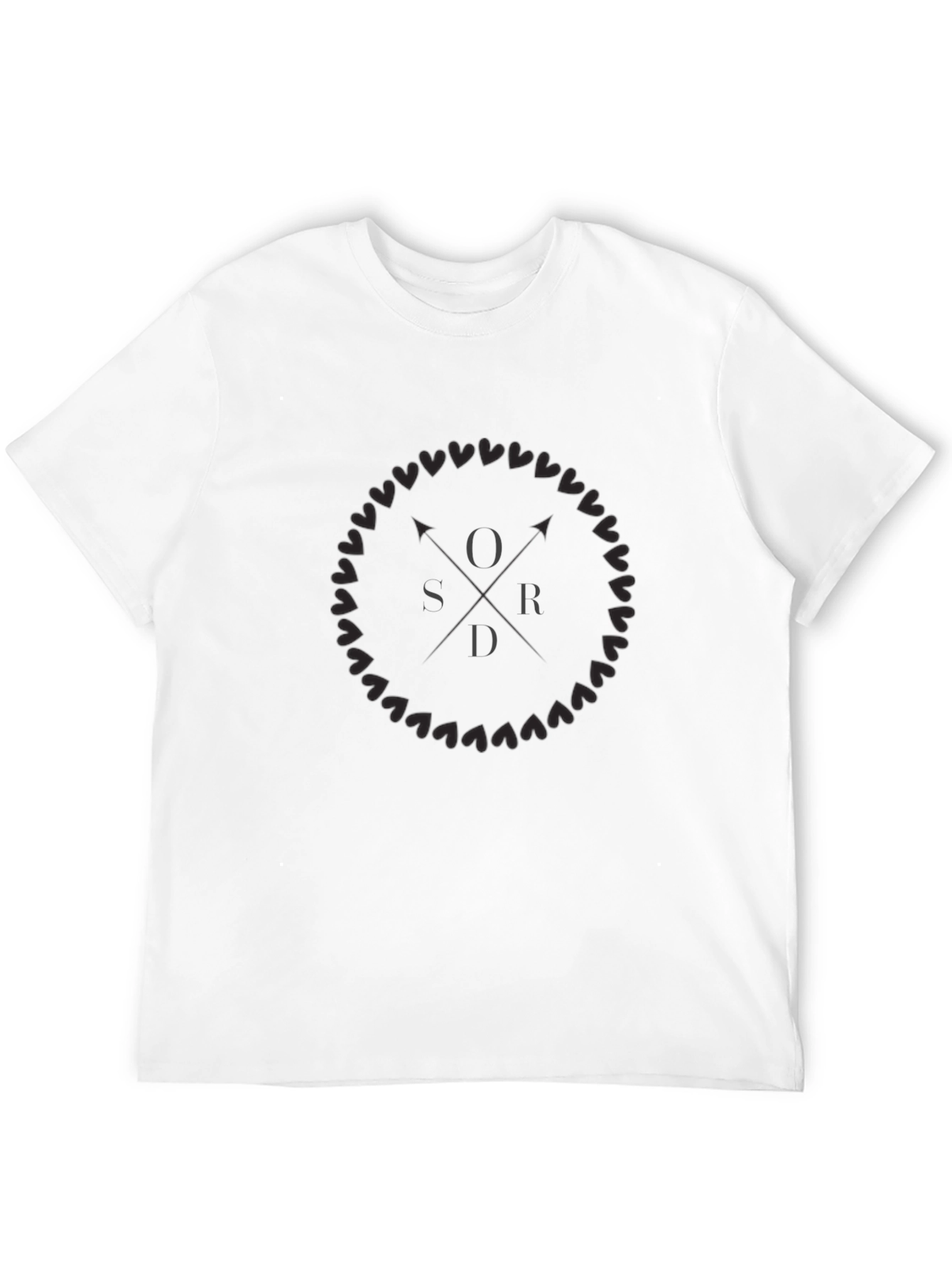 O-S-R-D Graphic Tee - Minimalist Dark T-Shirt