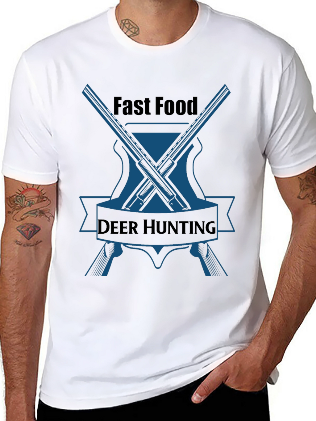 Fast Food Deer Hunting T-Shirt