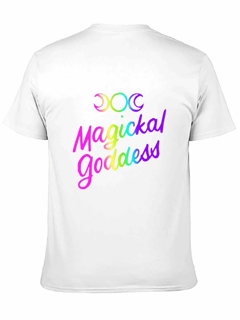 Magickal Goddess Rainbow Graphic T-Shirt