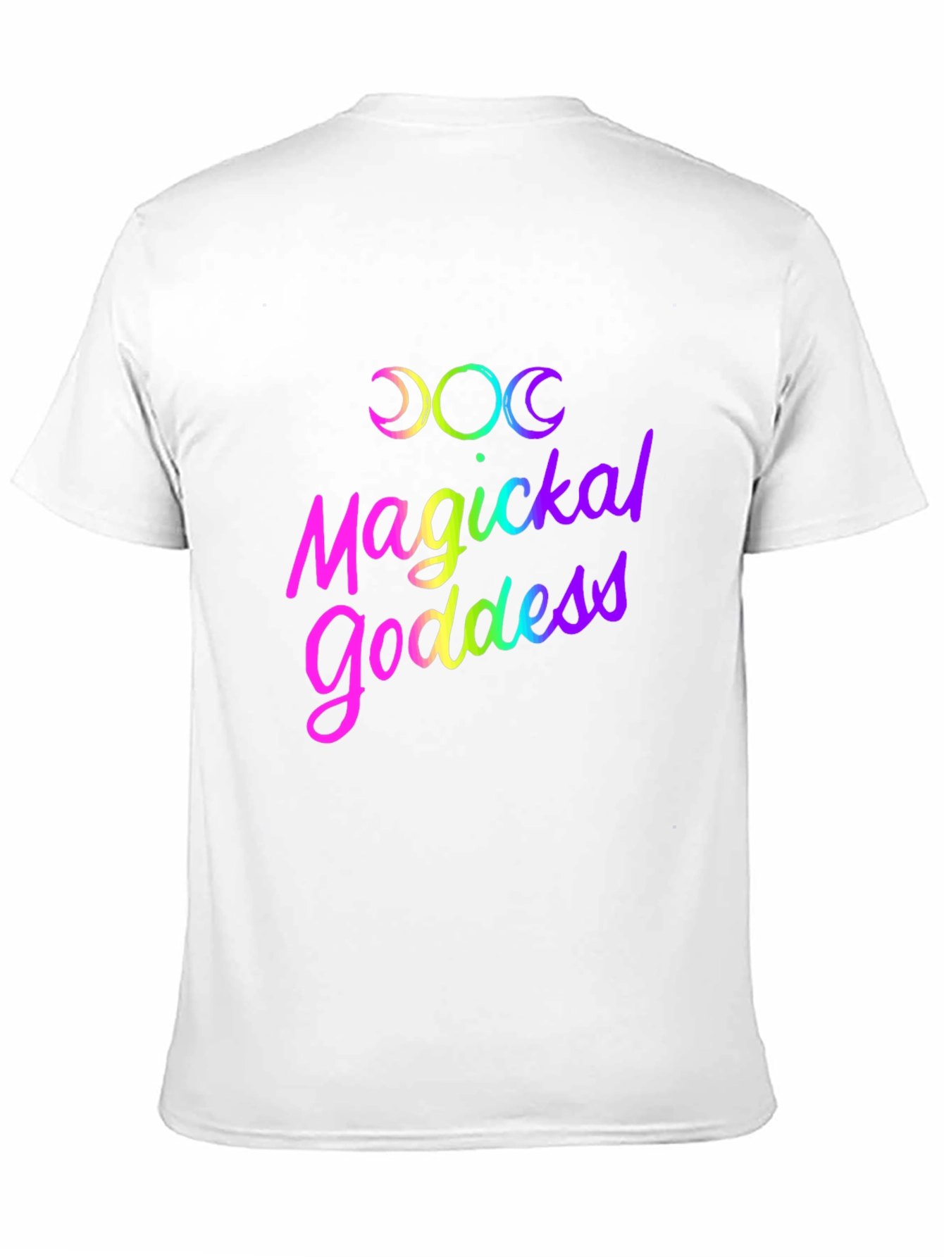 Magickal Goddess Rainbow Graphic T-Shirt