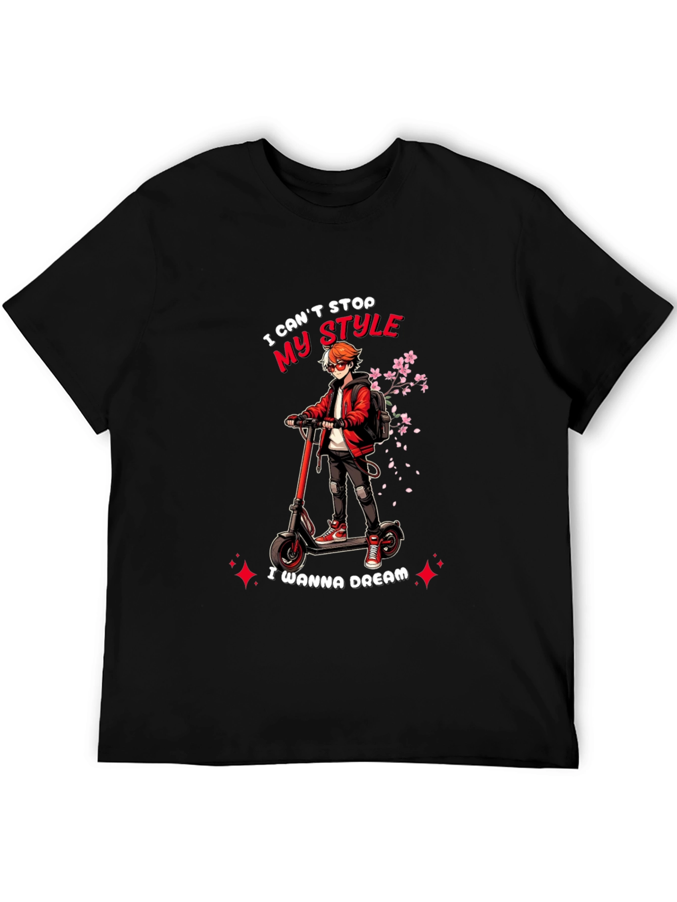 Stylish Anime T-Shirt - I Cant Stop My Style - Dream