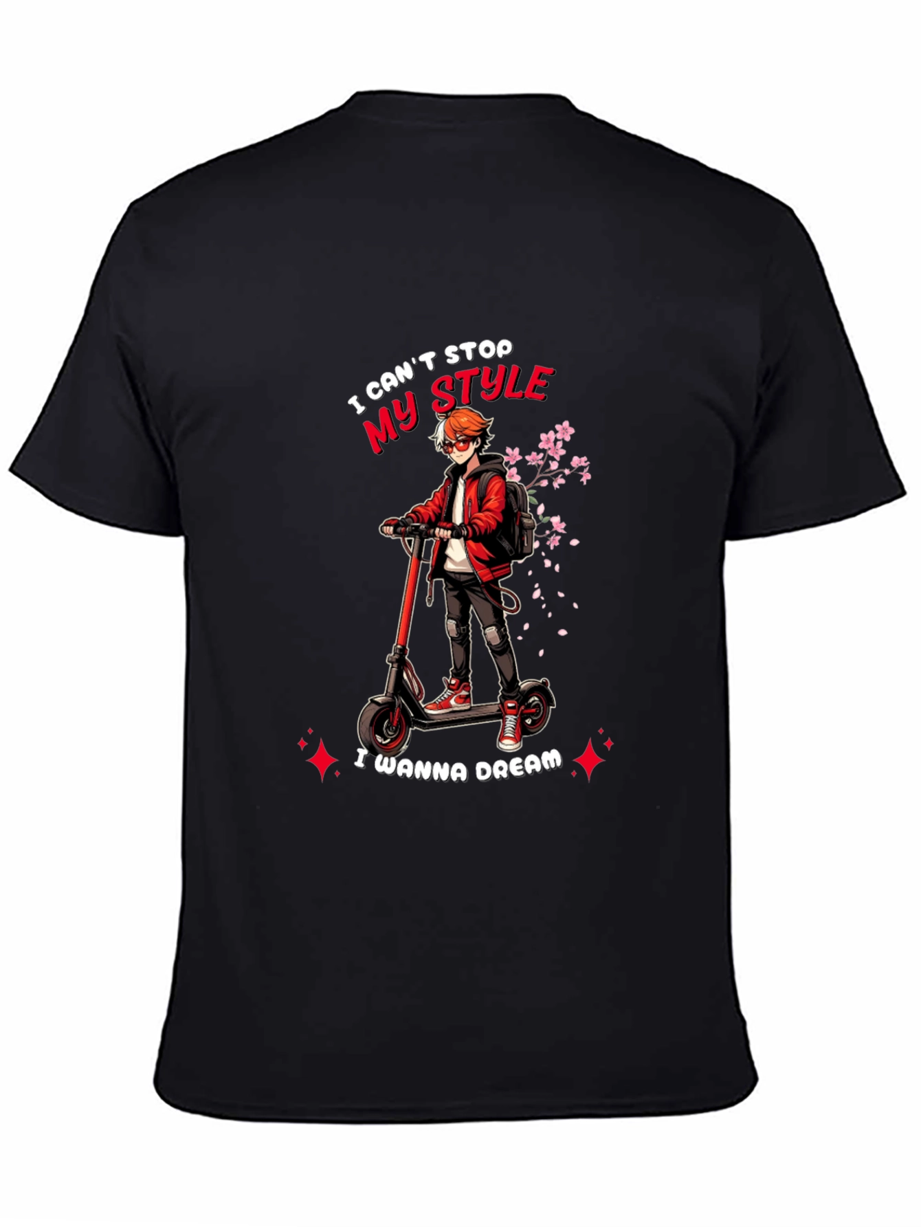 Stylish Anime T-Shirt - I Cant Stop My Style - Dream