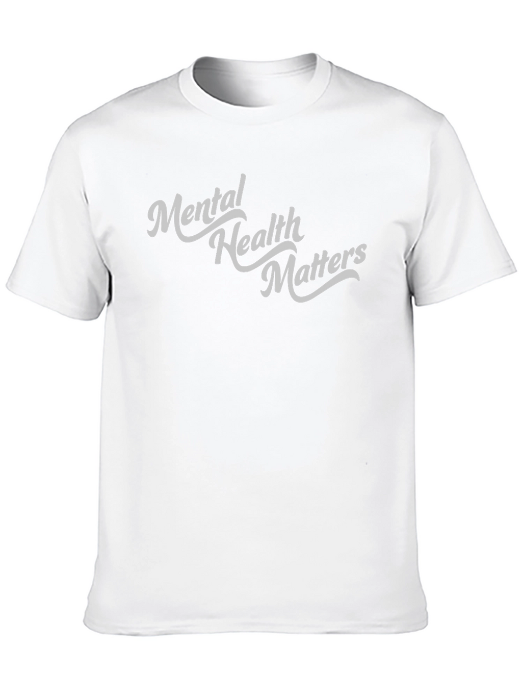 Mental Health Matters Graphic Tee - Black Unisex T-Shirt