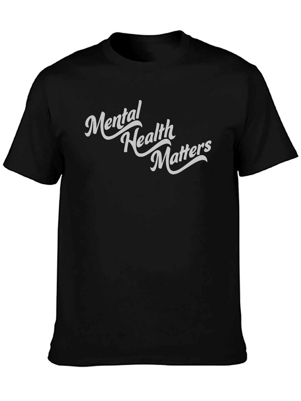 Mental Health Matters Graphic Tee - Black Unisex T-Shirt