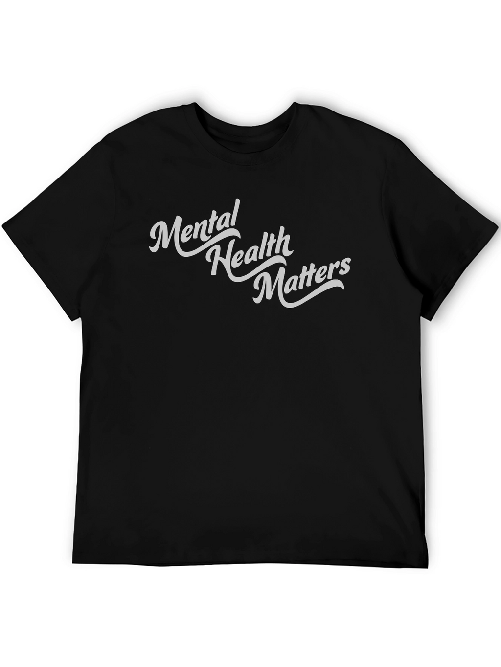 Mental Health Matters Graphic Tee - Black Unisex T-Shirt