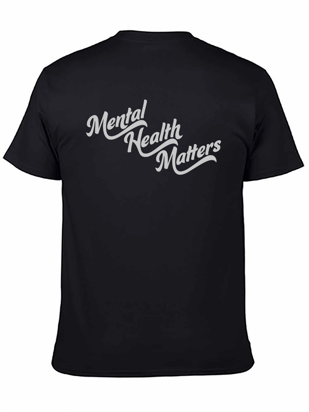 Mental Health Matters Graphic Tee - Black Unisex T-Shirt
