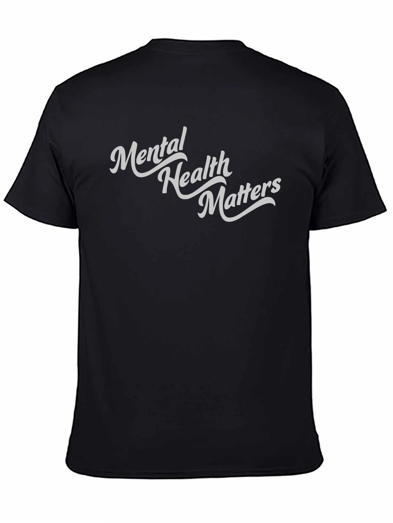 Mental Health Matters Graphic Tee - Black Unisex T-Shirt
