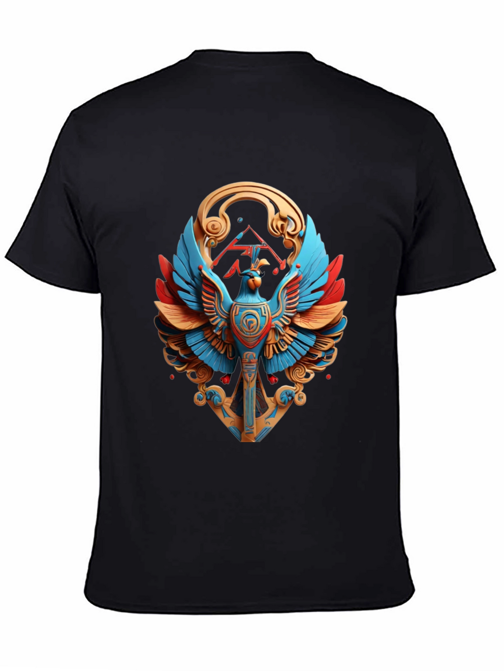 Egyptian Phoenix Graphic Tee - Bold Statement Shirt