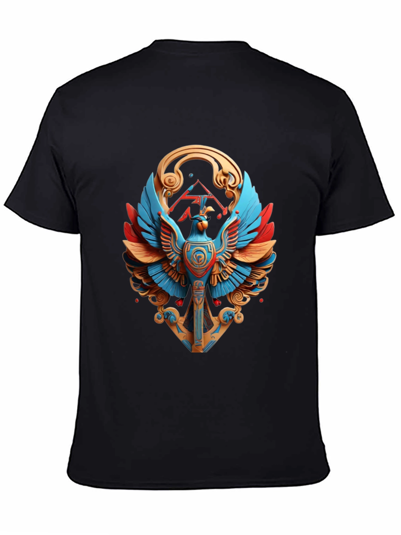 Egyptian Phoenix Graphic Tee - Bold Statement Shirt